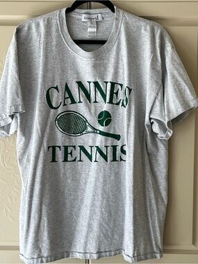FIRSTPORT CANNES TENNIS T-SHIRT - 'BEIGE